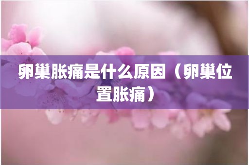 卵巢胀痛是什么原因（卵巢位置胀痛）