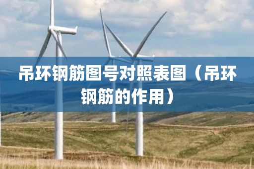 吊环钢筋图号对照表图（吊环钢筋的作用）