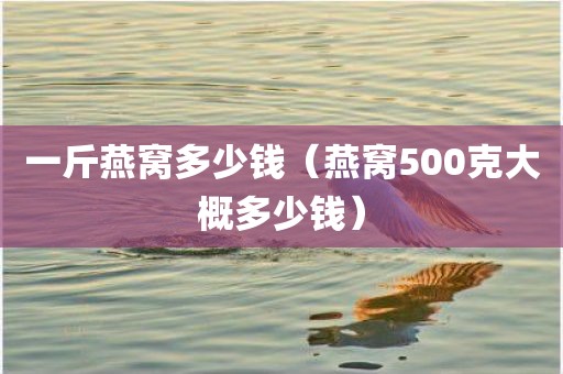一斤燕窝多少钱（燕窝500克大概多少钱）