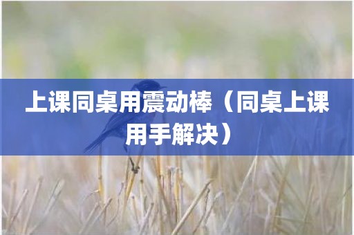 上课同桌用震动棒（同桌上课用手解决）