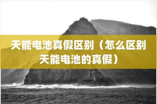 天能电池真假区别（怎么区别天能电池的真假）
