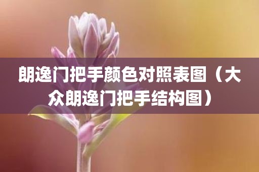 朗逸门把手颜色对照表图（大众朗逸门把手结构图）