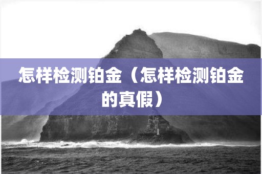 怎样检测铂金（怎样检测铂金的真假）