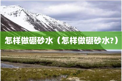 怎样做硼砂水（怎样做硼砂水?）