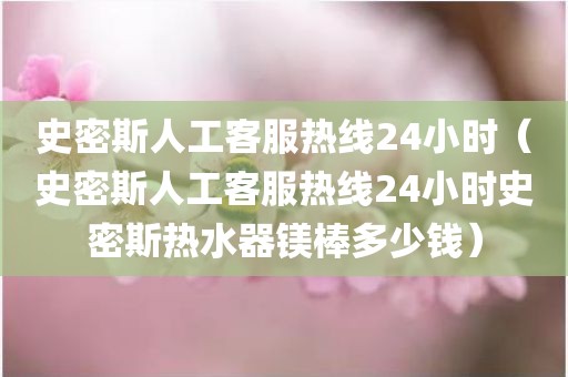 史密斯人工客服热线24小时（史密斯人工客服热线24小时史密斯热水器镁棒多少钱）