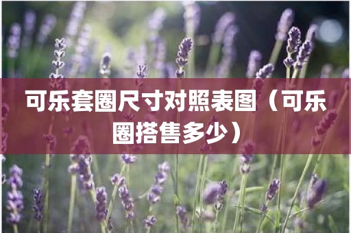 可乐套圈尺寸对照表图（可乐圈搭售多少）