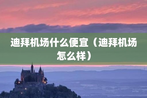 迪拜机场什么便宜(迪拜机场怎么样)