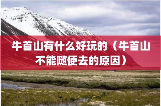 牛首山有什么好玩的（牛首山不能随便去的原因）