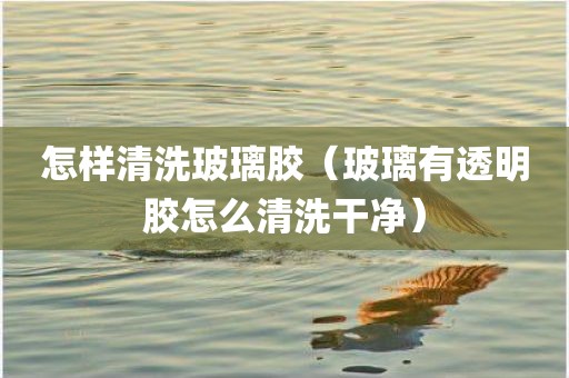 怎样清洗玻璃胶（玻璃有透明胶怎么清洗干净）