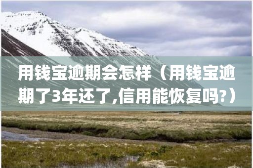 用钱宝逾期会怎样（用钱宝逾期了3年还了,信用能恢复吗?）