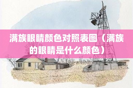 满族眼睛颜色对照表图（满族的眼睛是什么颜色）