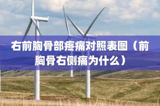 右前胸骨部疼痛对照表图（前胸骨右侧痛为什么）