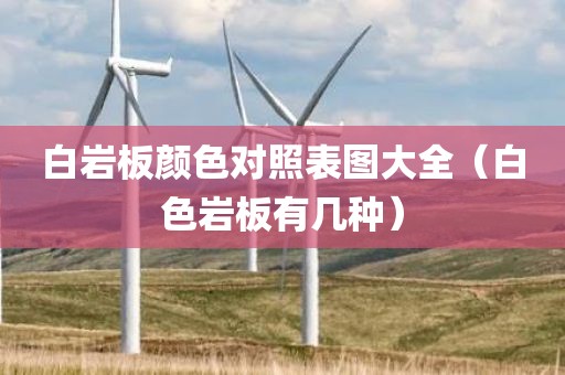 白岩板颜色对照表图大全（白色岩板有几种）