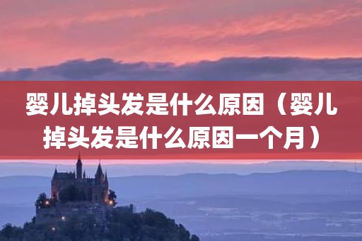 婴儿掉头发是什么原因（婴儿掉头发是什么原因一个月）
