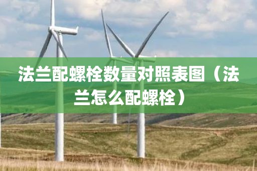 法兰配螺栓数量对照表图（法兰怎么配螺栓）