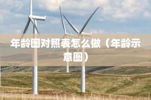 年龄图对照表怎么做（年龄示意图）