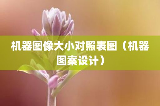 机器图像大小对照表图（机器图案设计）