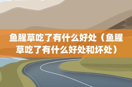 鱼腥草吃了有什么好处（鱼腥草吃了有什么好处和坏处）