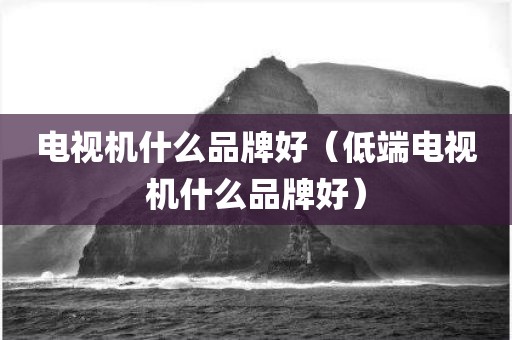 电视机什么品牌好（低端电视机什么品牌好）
