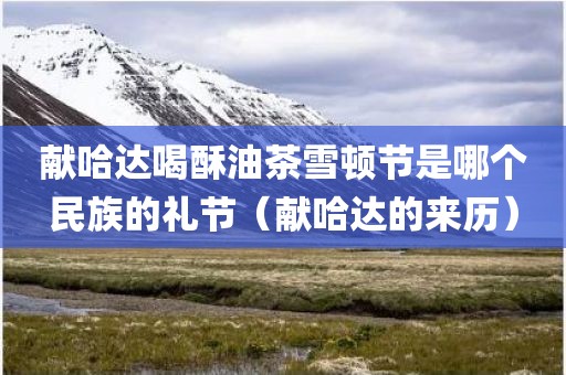 献哈达喝酥油茶雪顿节是哪个民族的礼节（献哈达的来历）