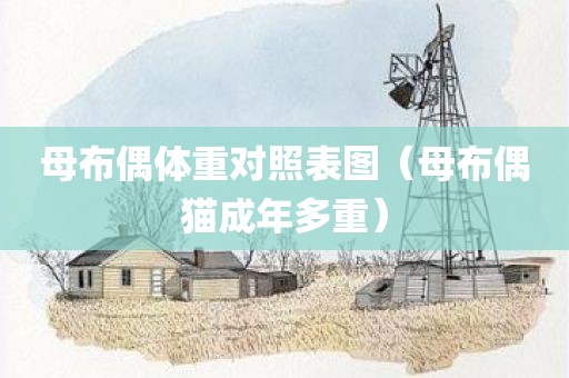 母布偶体重对照表图（母布偶猫成年多重）