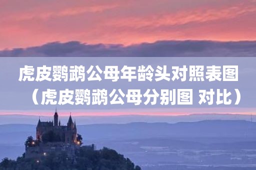 虎皮鹦鹉公母年龄头对照表图（虎皮鹦鹉公母分别图 对比）