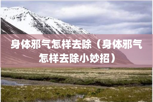 身体邪气怎样去除（身体邪气怎样去除小妙招）