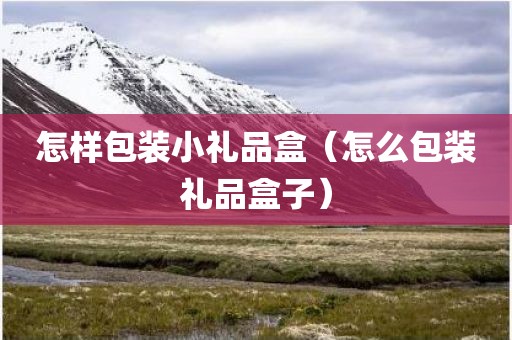 怎样包装小礼品盒（怎么包装礼品盒子）