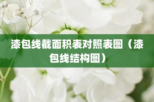 漆包线截面积表对照表图（漆包线结构图）