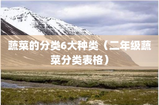 蔬菜的分类6大种类（二年级蔬菜分类表格）
