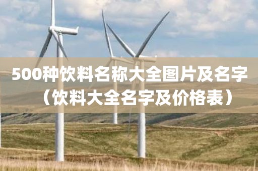 500种饮料名称大全图片及名字（饮料大全名字及价格表）