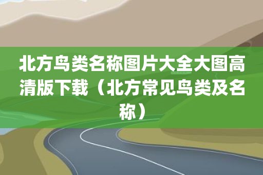 北方鸟类名称图片大全大图高清版下载（北方常见鸟类及名称）