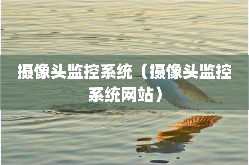 摄像头监控系统（摄像头监控系统网站）