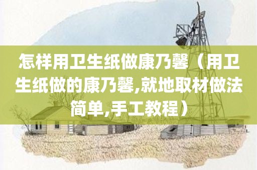 怎样用卫生纸做康乃馨（用卫生纸做的康乃馨,就地取材做法简单,手工教程）