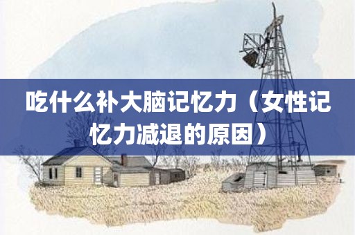 吃什么补大脑记忆力（女性记忆力减退的原因）