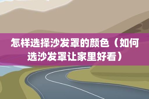 怎样选择沙发罩的颜色(如何选沙发罩让家里好看) 怎样选择沙发罩的颜色(如何选沙发罩让家里好看)