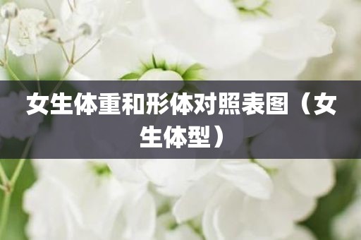 女生体重和形体对照表图（女生体型）