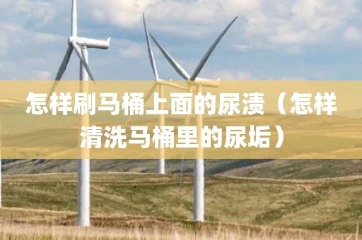 怎样刷马桶上面的尿渍（怎样清洗马桶里的尿垢）