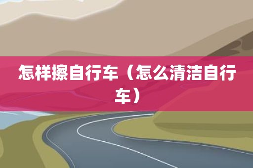 怎样擦自行车（怎么清洁自行车）