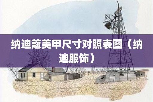 纳迪蔻美甲尺寸对照表图（纳迪服饰）