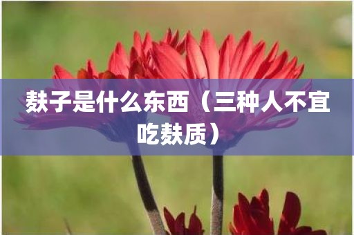 麸子是什么东西（三种人不宜吃麸质）