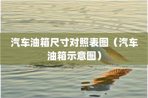 汽车油箱尺寸对照表图（汽车油箱示意图）