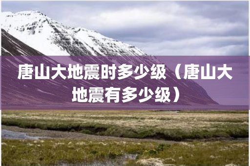 唐山大地震时多少级（唐山大地震有多少级）