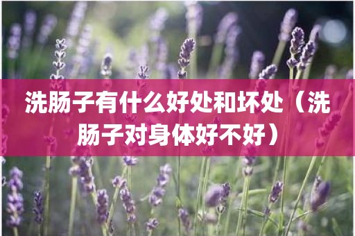 洗肠子有什么好处和坏处（洗肠子对身体好不好）
