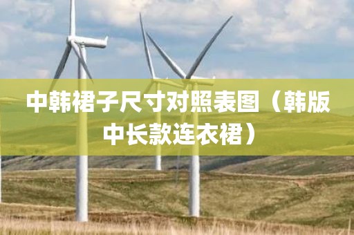 中韩裙子尺寸对照表图（韩版中长款连衣裙）