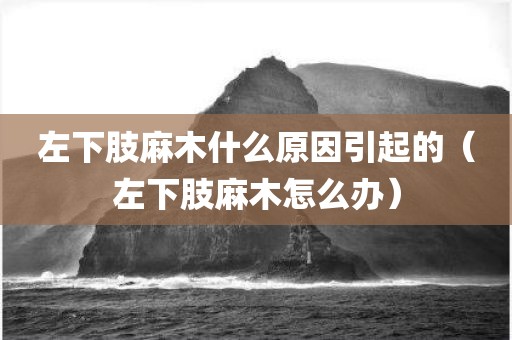 左下肢麻木什么原因引起的（左下肢麻木怎么办）