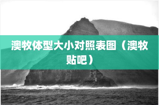 澳牧体型大小对照表图（澳牧贴吧）