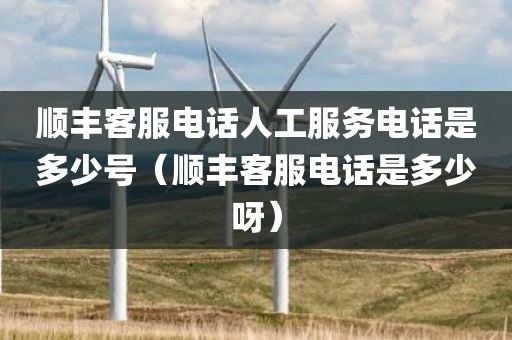 顺丰客服电话人工服务电话是多少号(顺丰客服电话是多少呀) 顺丰客服电话人工服务电话是多少号(顺丰客服电话是多少呀)