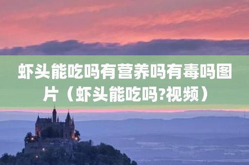 虾头能吃吗有营养吗有毒吗图片（虾头能吃吗?视频）