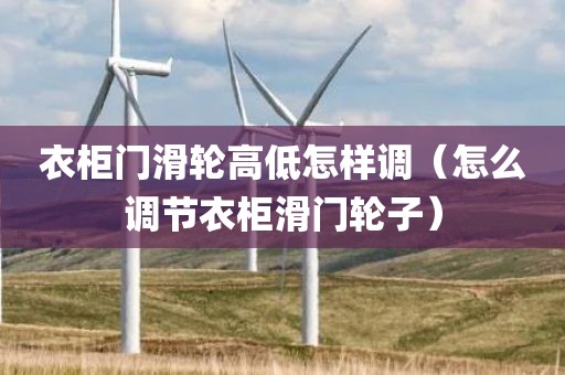衣柜门滑轮高低怎样调（怎么调节衣柜滑门轮子）